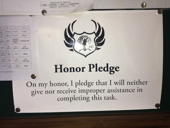 honor pledge
